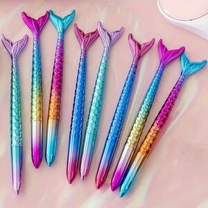 NEW! Mermaid Tail Iridescent Ombré in Jewel Tones Pens! You Get ONE!